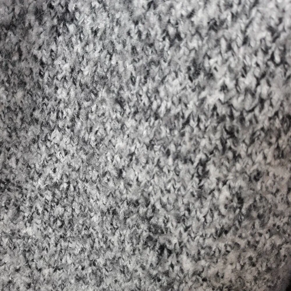 J. Crew Factory Heathered Gray Longline Open Front Cardigan XL Fall Office